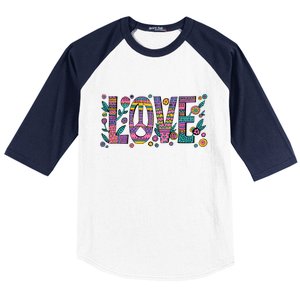 Love Crazy Wild Pattern Baseball Sleeve Shirt