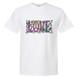 Love Crazy Wild Pattern Garment-Dyed Heavyweight T-Shirt