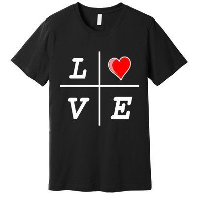 Love Cross Classic  Logo Premium T-Shirt