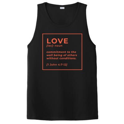 Love Definition John 4:7-12 PosiCharge Competitor Tank