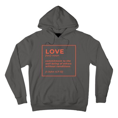 Love Definition John 4:7-12 Hoodie