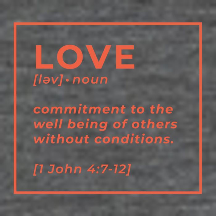 Love Definition John 4:7-12 Tank Top