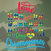 Love Doesn't Count Chromosomes Legacy Tie Dye Trucker Hat