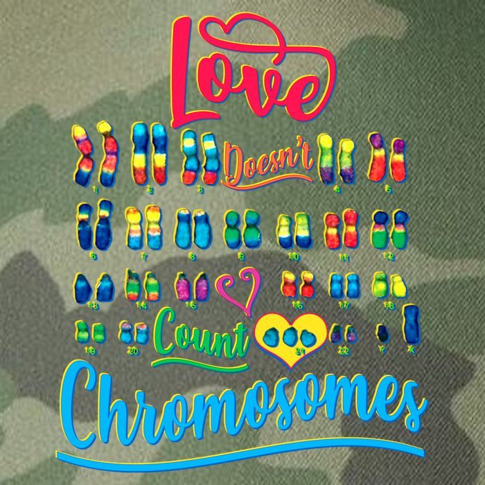 Love Doesn't Count Chromosomes Legacy Tie Dye Trucker Hat
