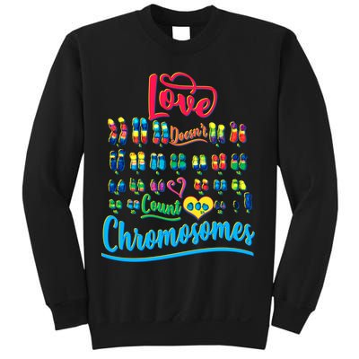 Love Doesn't Count Chromosomes Sweatshirt