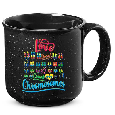 Love Doesn't Count Chromosomes 15oz Campfire Ceramic Mug