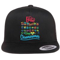 Love Doesn't Count Chromosomes Flat Bill Trucker Hat