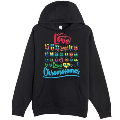 Love Doesn't Count Chromosomes Premium Pullover Hoodie