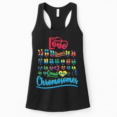 Love Doesn't Count Chromosomes Womens Tank Top