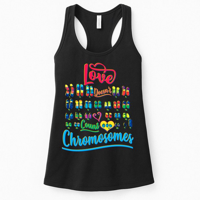 Love Doesn't Count Chromosomes Womens Tank Top