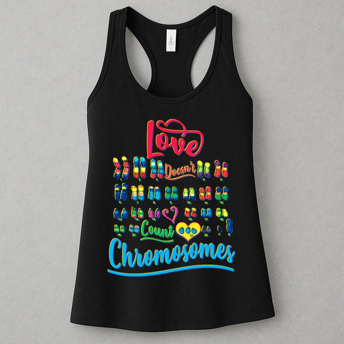 Love Doesn't Count Chromosomes Womens Tank Top