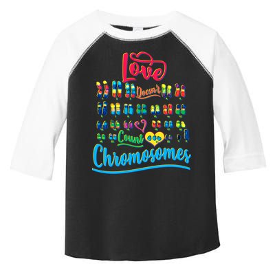 Love Doesn't Count Chromosomes Toddler Fine Jersey T-Shirt