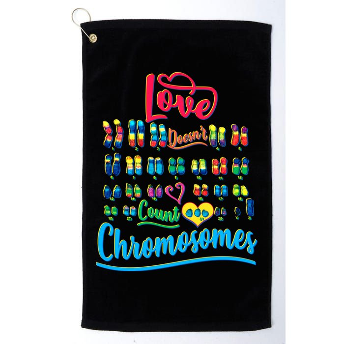 Love Doesn't Count Chromosomes Golf Towel
