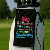Love Doesn't Count Chromosomes Golf Towel