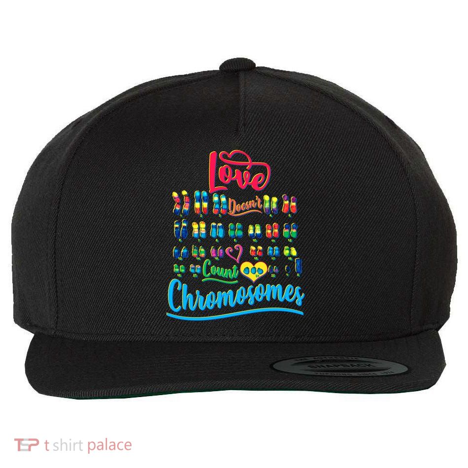 Love Doesn't Count Chromosomes Wool Snapback Cap