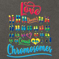 Love Doesn't Count Chromosomes Cotton Canvas Backpack