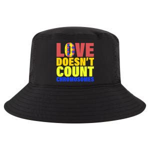 Love Doesn't Count Chromosomes Down Syndrome Cool Comfort Performance Bucket Hat