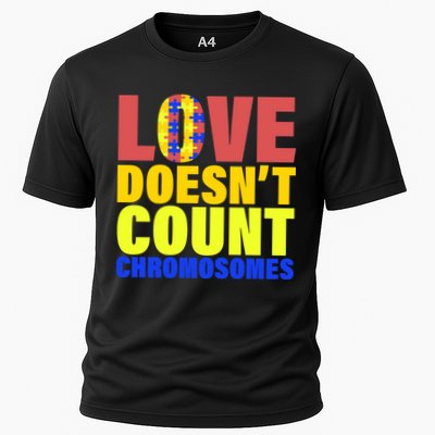 Love Doesn't Count Chromosomes Down Syndrome Performance Shirt