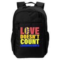 Love Doesn't Count Chromosomes Down Syndrome Backpack