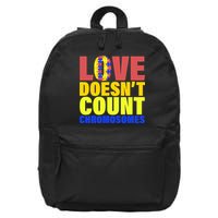 Love Doesn't Count Chromosomes Down Syndrome 16 in Basic Backpack
