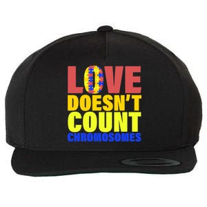 Love Doesn't Count Chromosomes Down Syndrome Wool Snapback Cap