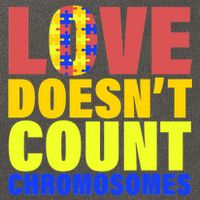 Love Doesn't Count Chromosomes Down Syndrome Cotton Canvas Backpack