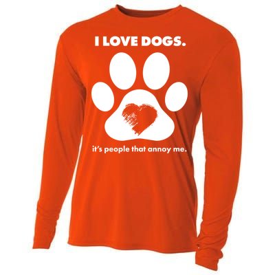 Love Dogs Hate People Cooling Performance Long Sleeve Crew