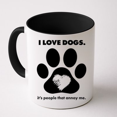 Love Dogs Hate People Mug