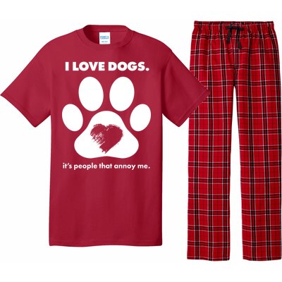 Love Dogs Hate People Pajama Set