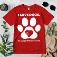 Love Dogs Hate People Premium T-Shirt