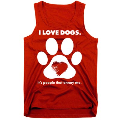 Love Dogs Hate People Tank Top