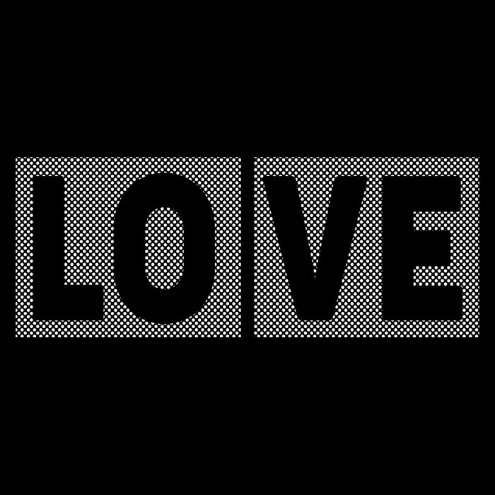 Love Dot Pattern Womens Tank Top