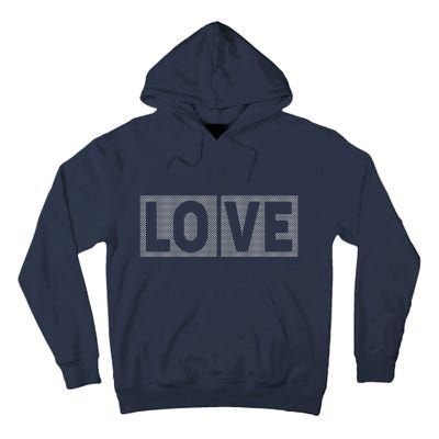 Love Dot Pattern Tall Hoodie