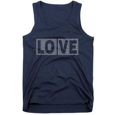 Love Dot Pattern Tank Top