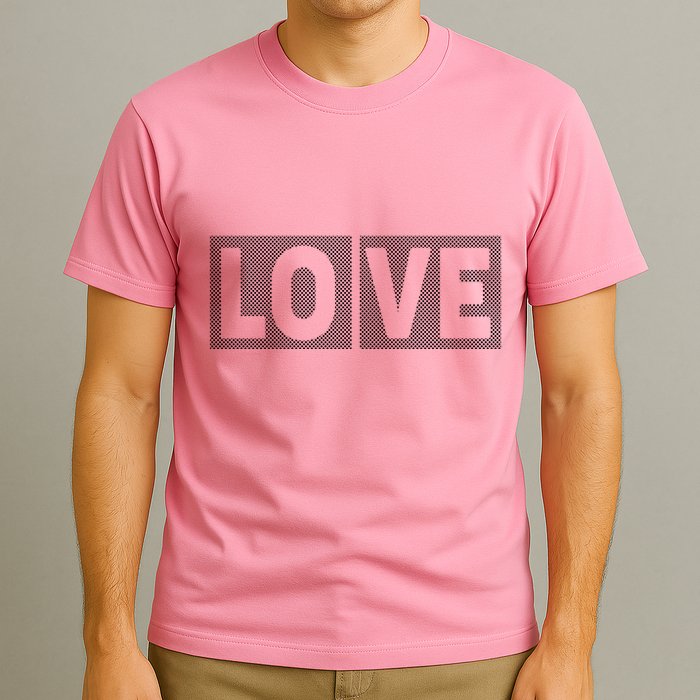 Love Dot Pattern T-Shirt