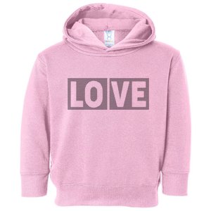 Love Dot Pattern Toddler Hoodie