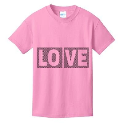Love Dot Pattern Kids T-Shirt
