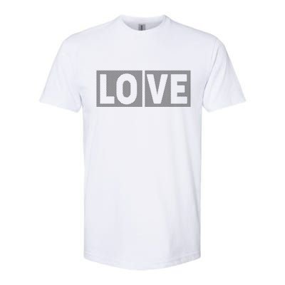 Love Dot Pattern Softstyle® CVC T-Shirt