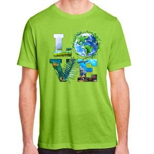 LOVE Earth Day Celebration Adult ChromaSoft Performance T-Shirt