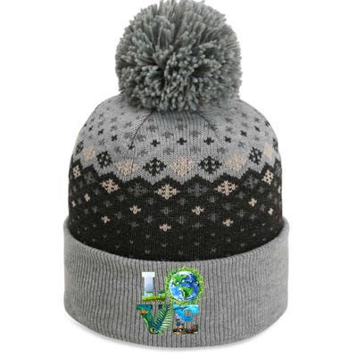 LOVE Earth Day Celebration The Baniff Cuffed Pom Beanie