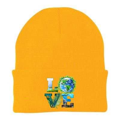 LOVE Earth Day Celebration Knit Cap Winter Beanie