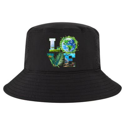 LOVE Earth Day Celebration Cool Comfort Performance Bucket Hat