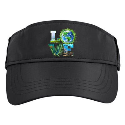 LOVE Earth Day Celebration Adult Drive Performance Visor
