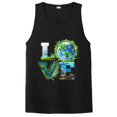 LOVE Earth Day Celebration PosiCharge Competitor Tank