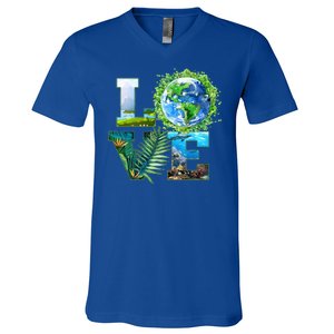 LOVE Earth Day Celebration V-Neck T-Shirt