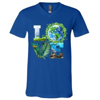 LOVE Earth Day Celebration V-Neck T-Shirt