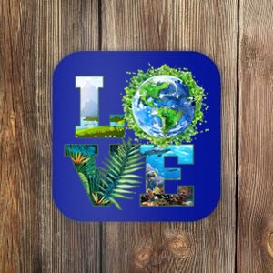 LOVE Earth Day Celebration Coaster