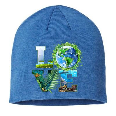 LOVE Earth Day Celebration Sustainable Beanie