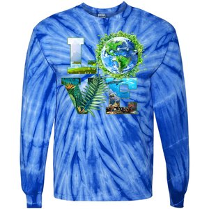 LOVE Earth Day Celebration Tie-Dye Long Sleeve Shirt