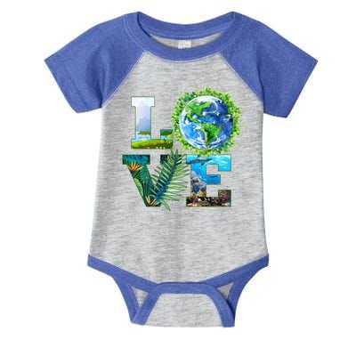 LOVE Earth Day Celebration Infant Baby Jersey Bodysuit